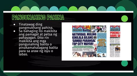 Mga Bahagi ng Pahayagan: Mga Seksyon, Elemento, Mga .